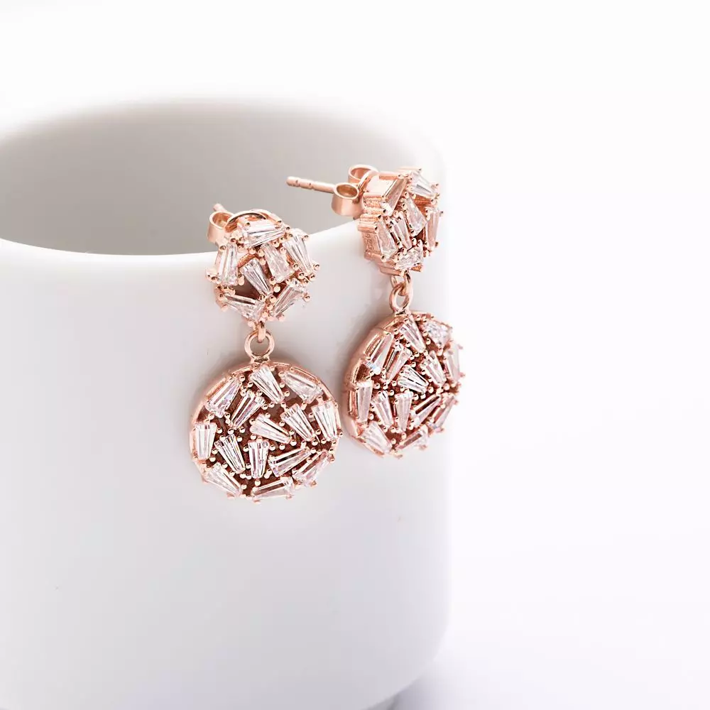 Khloe Zirconia Earrings - Imagen 4